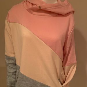 Color block hoodie
